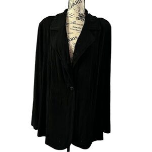 Vikki Vi Size 1x Black jacket NWOT